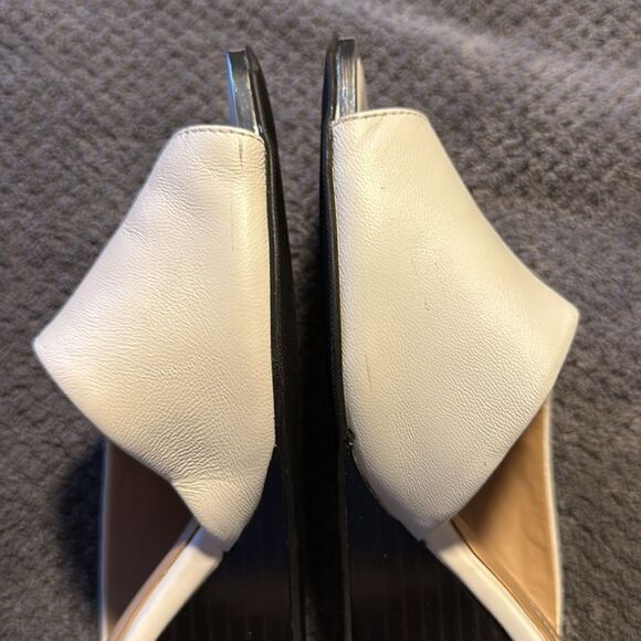 Alfani Laurita Leather Wedge Sandals Women’s Size 10 Step N‎ Flex White Open Toe - Picture 9 of 14